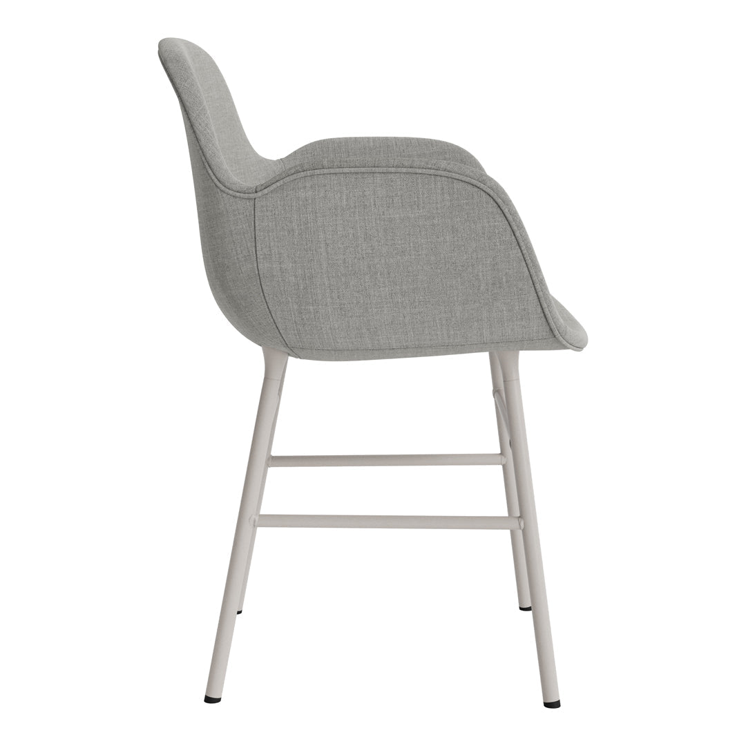 Normann Copenhagen Form Armchair - Metal Legs - Upholstered
