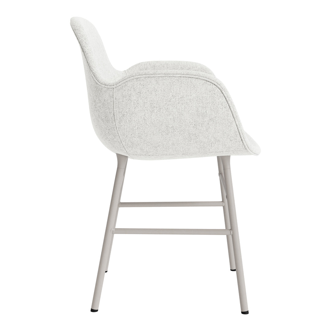 Normann Copenhagen Form Armchair - Metal Legs - Upholstered