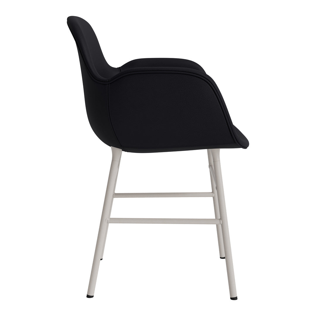 Normann Copenhagen Form Armchair - Metal Legs - Upholstered