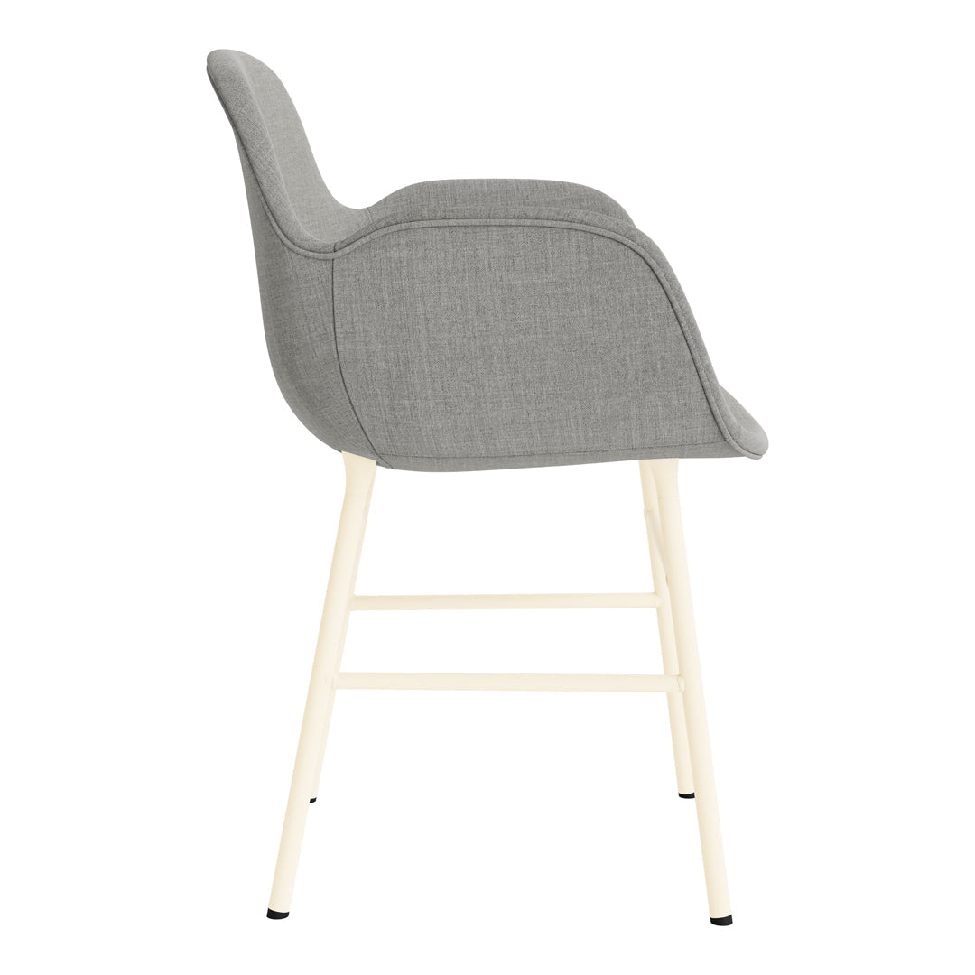 Normann Copenhagen Form Armchair - Metal Legs - Upholstered