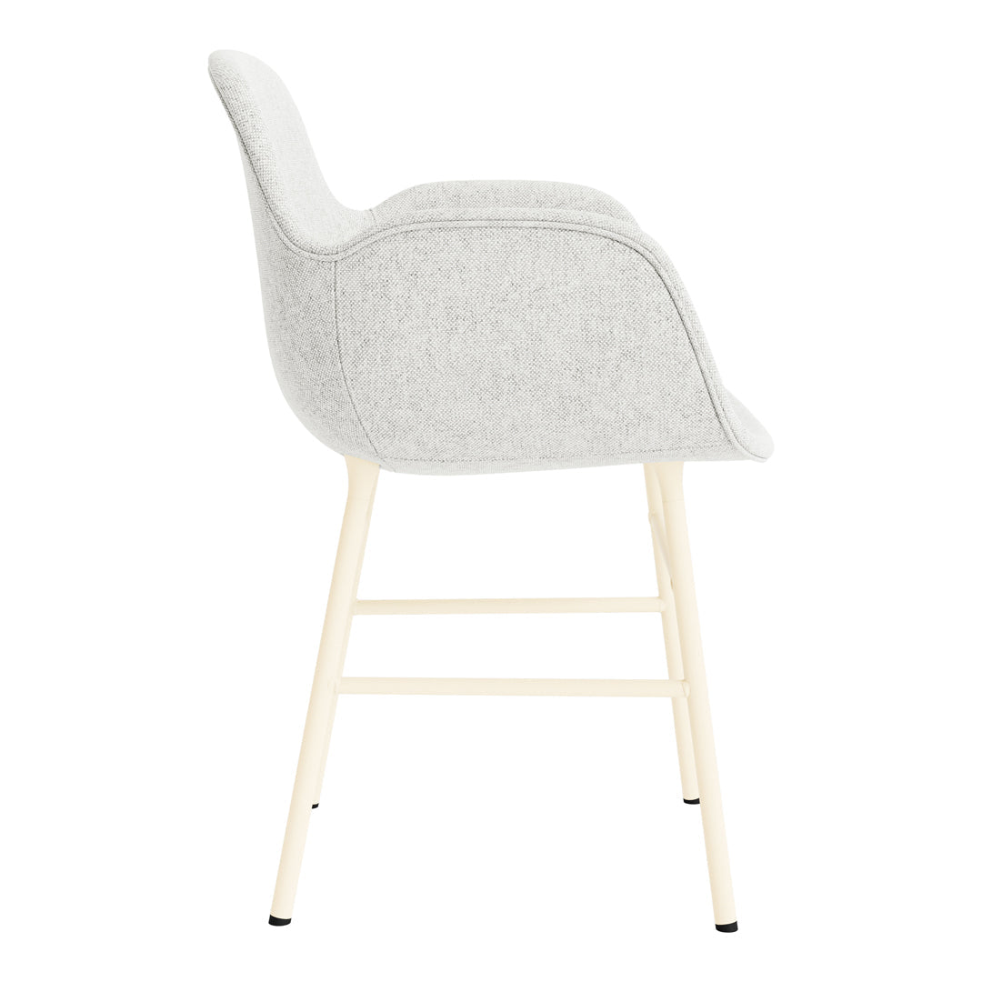 Normann Copenhagen Form Armchair - Metal Legs - Upholstered
