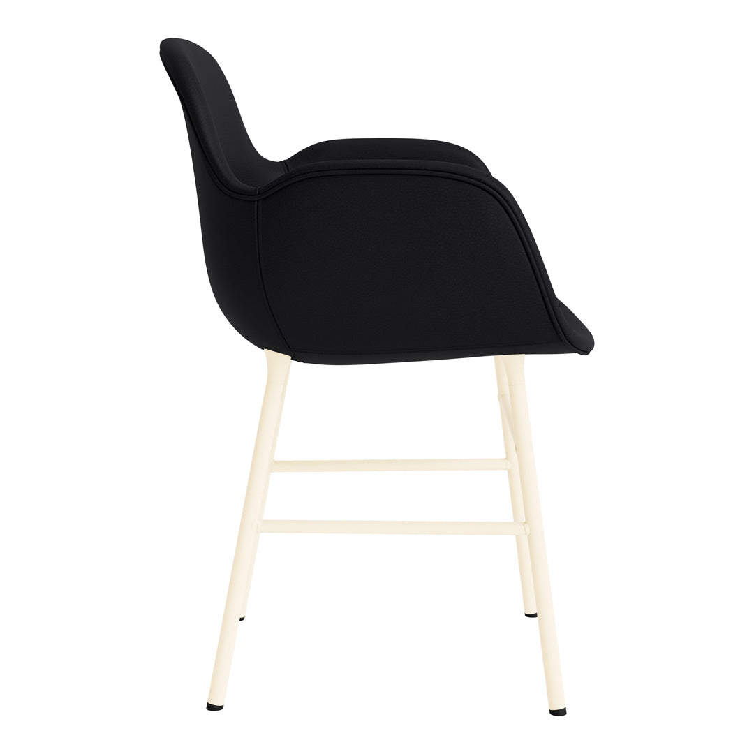 Normann Copenhagen Form Armchair - Metal Legs - Upholstered