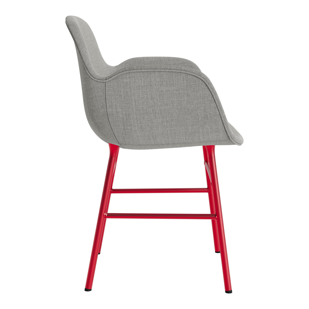Normann Copenhagen Form Armchair - Metal Legs - Upholstered