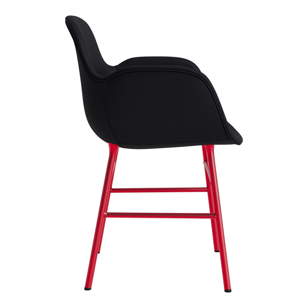 Normann Copenhagen Form Armchair - Metal Legs - Upholstered