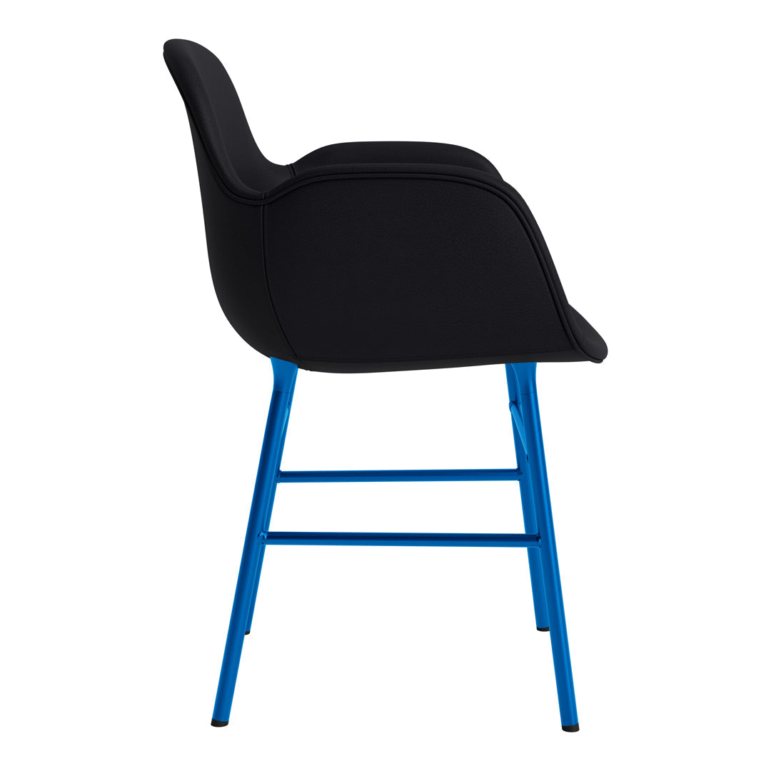 Normann Copenhagen Form Armchair - Metal Legs - Upholstered