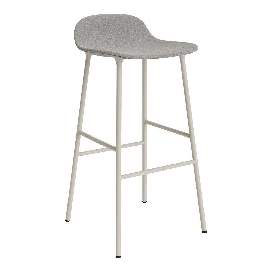 Normann Copenhagen Form Bar Stool - Metal Legs - Upholstered