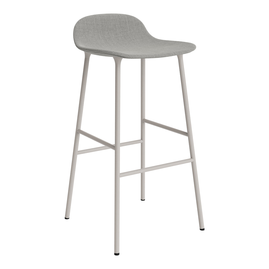 Normann Copenhagen Form Bar Stool - Metal Legs - Upholstered