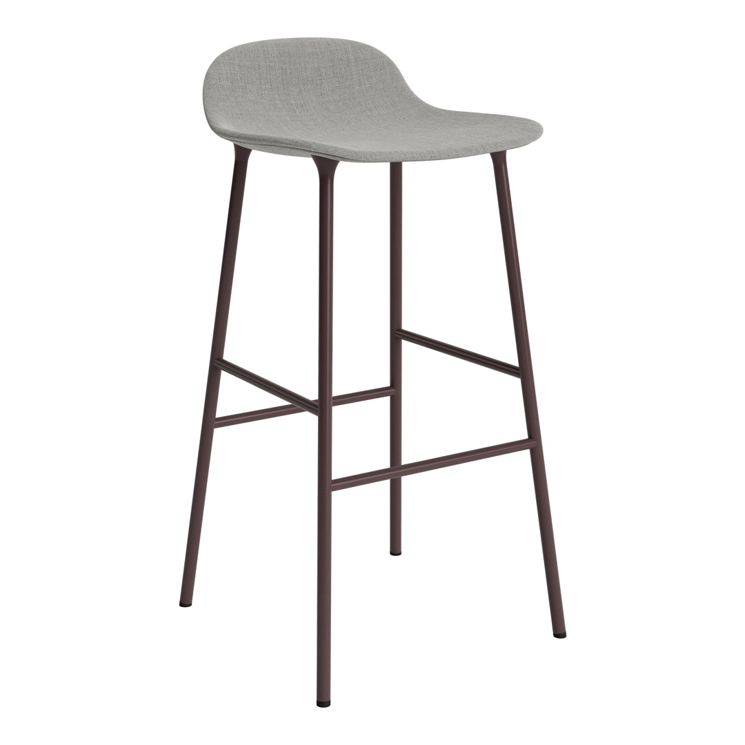 Normann Copenhagen Form Bar Stool - Metal Legs - Upholstered