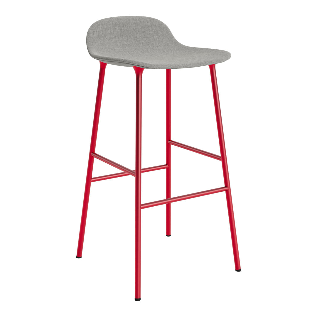 Normann Copenhagen Form Bar Stool - Metal Legs - Upholstered