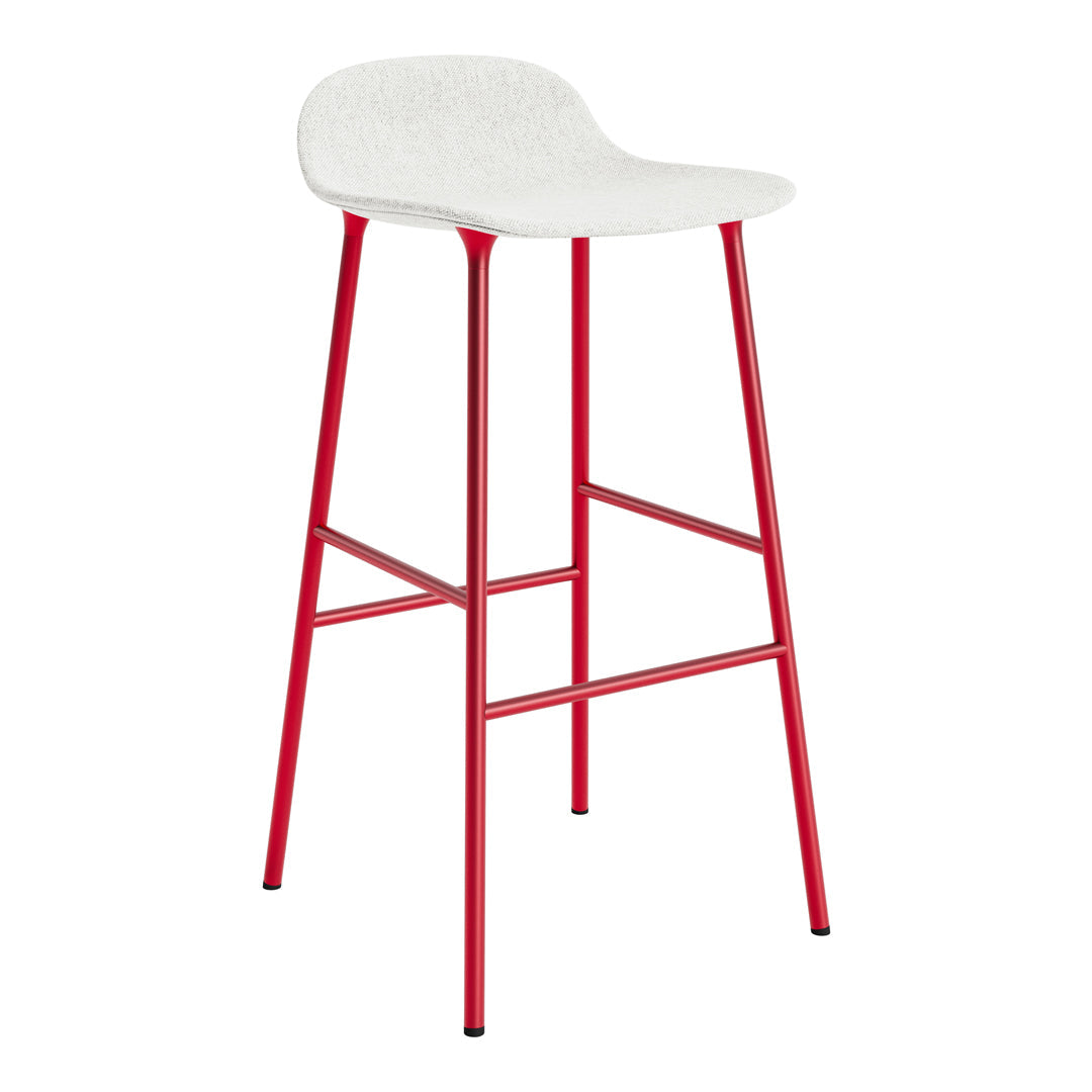Normann Copenhagen Form Bar Stool - Metal Legs - Upholstered