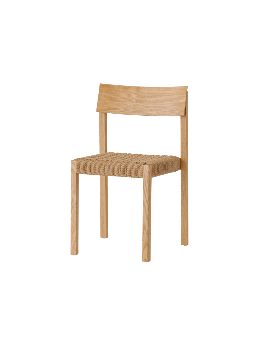 Audo Mauro Dining Chair – Paper Cord Seat / Natural Oak