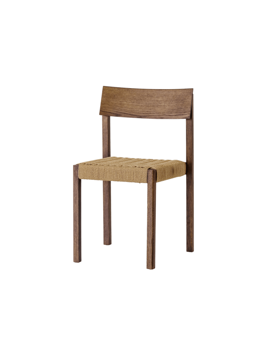 Audo Mauro Dining Chair – Paper Cord Seat / Dark Stained Oak