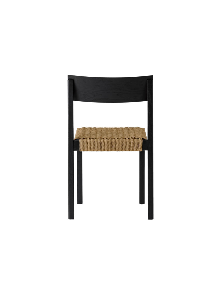 Audo Mauro Dining Chair – Paper Cord Seat / Black Oak