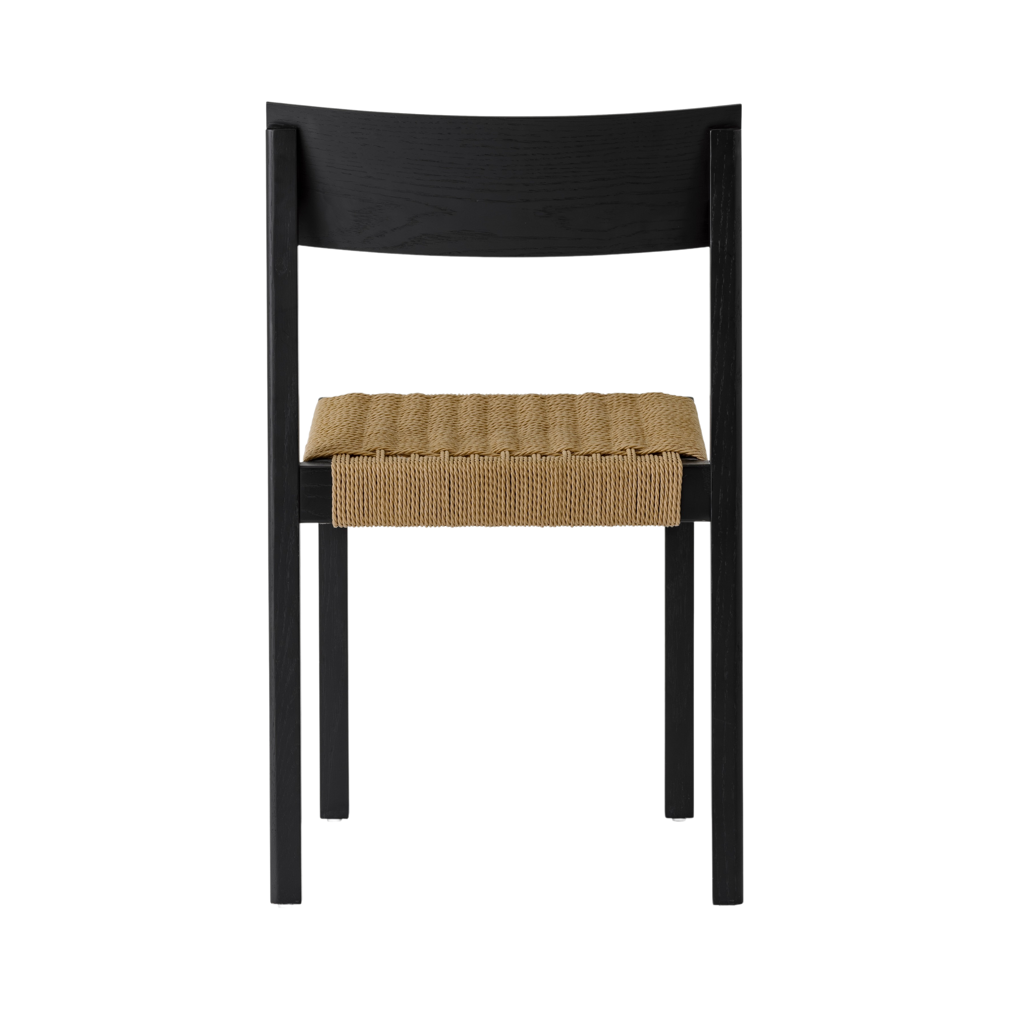 Audo Mauro Dining Chair – Paper Cord Seat / Black Oak