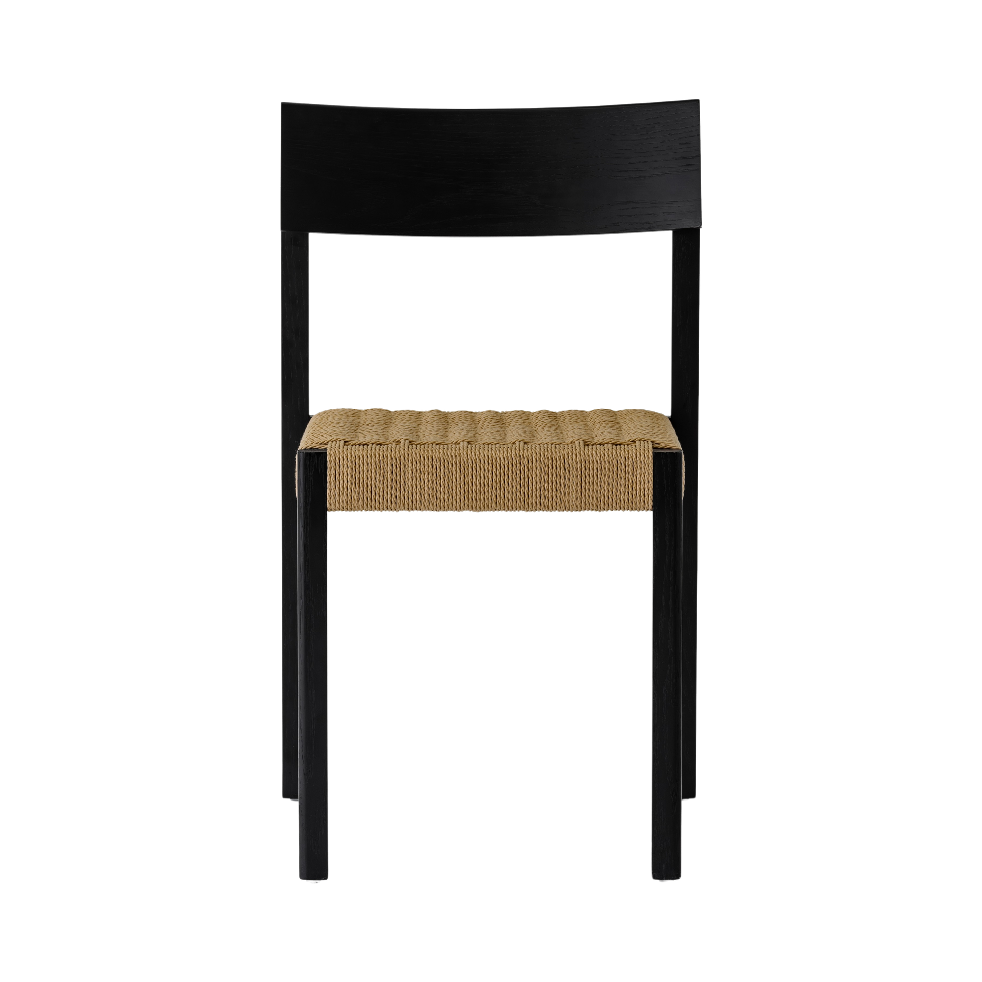 Audo Mauro Dining Chair – Paper Cord Seat / Black Oak