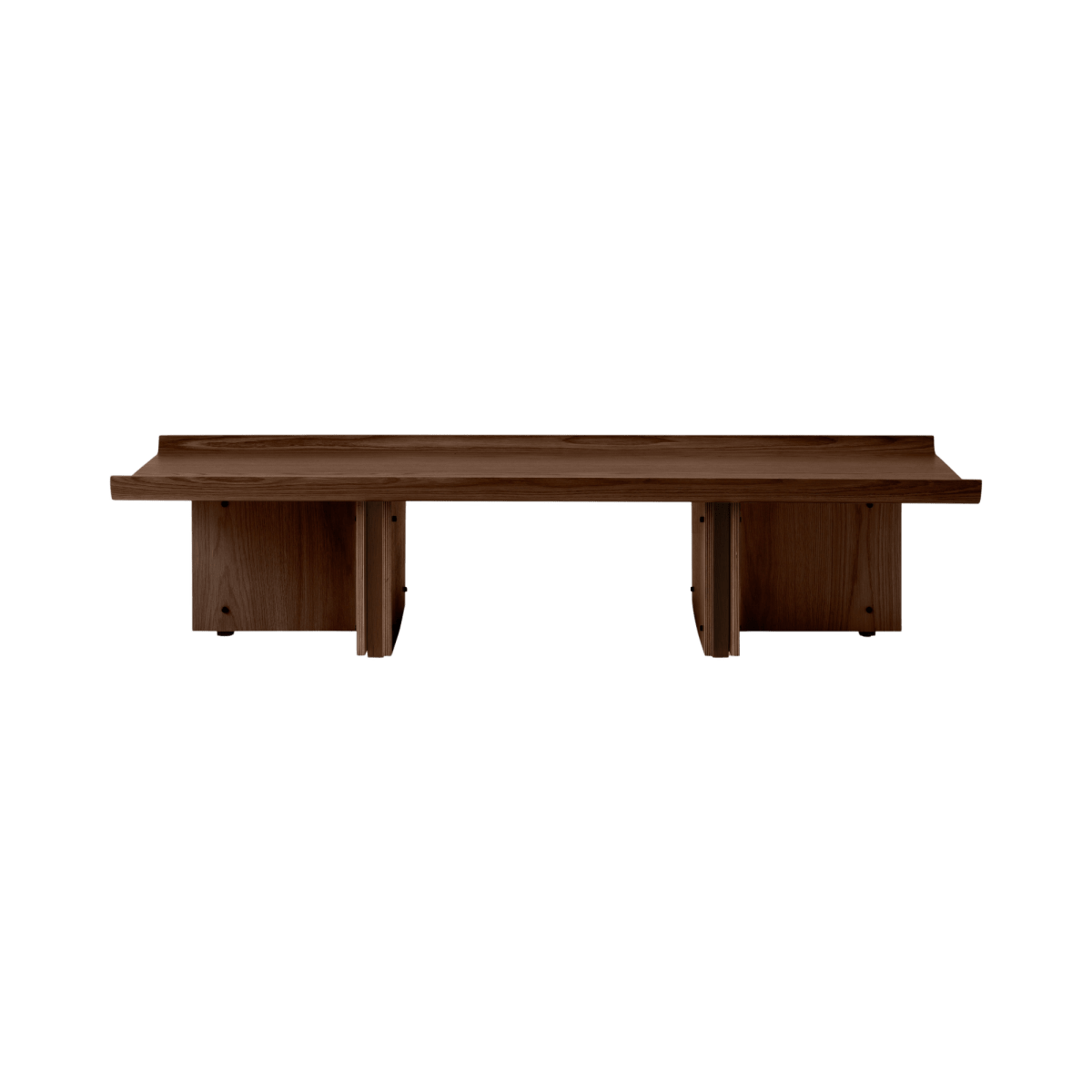 Audo Conrad Lounge Table – 59L x 30W / Dark Stained Oak