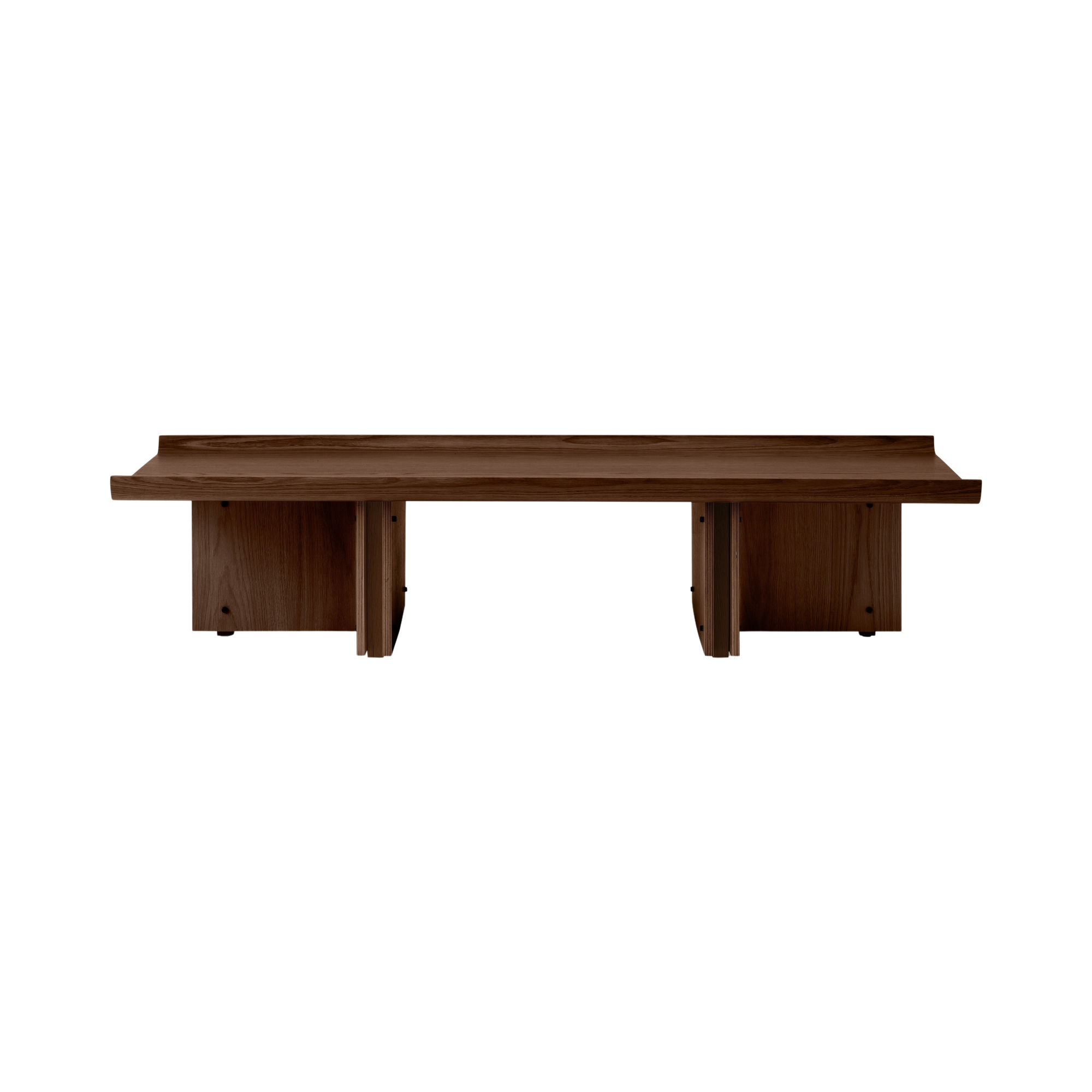 Audo Conrad Lounge Table – 59L x 30W / Dark Stained Oak