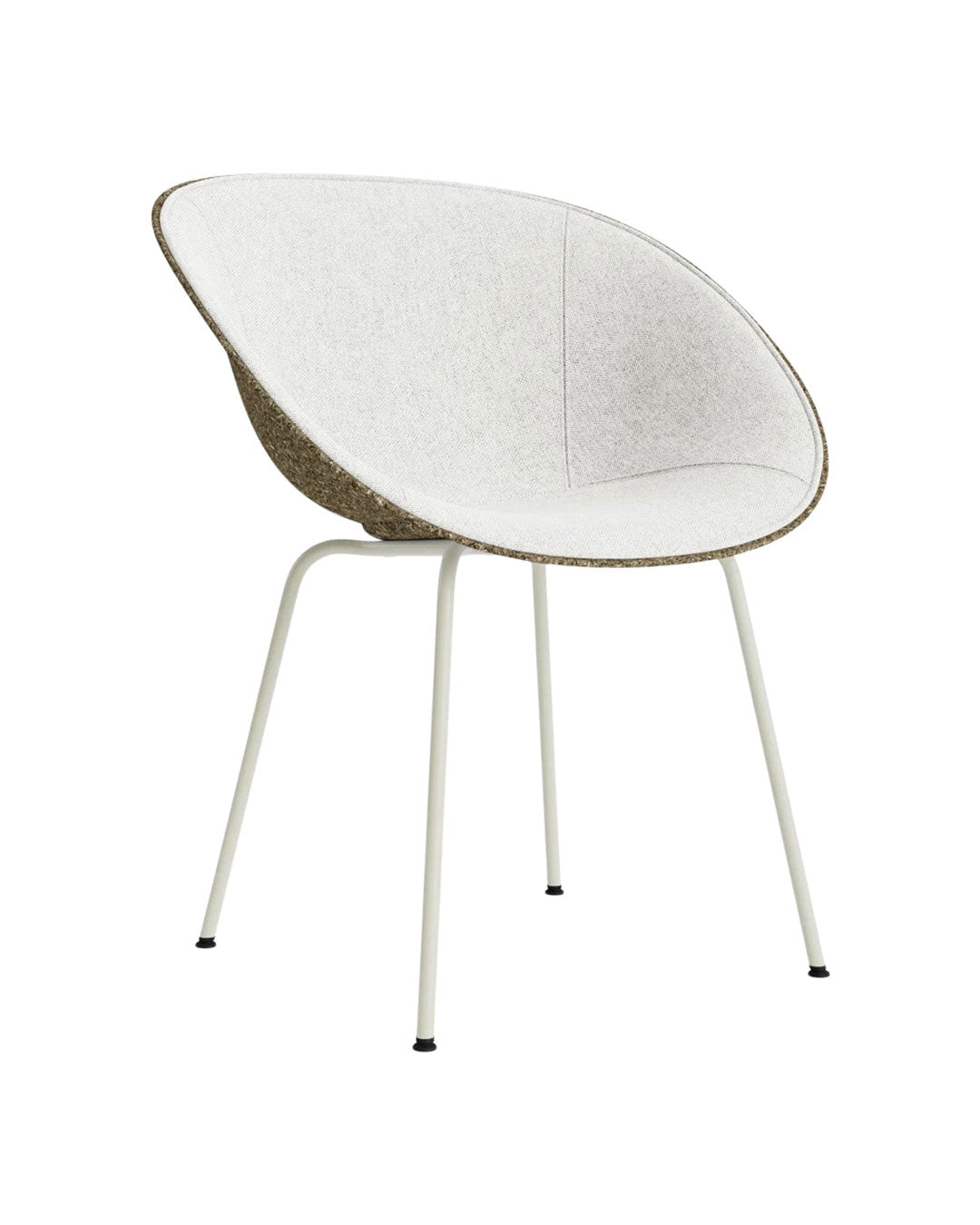 Normann Copenhagen Mat Dining Chair w/ Arms - Front Upholstered