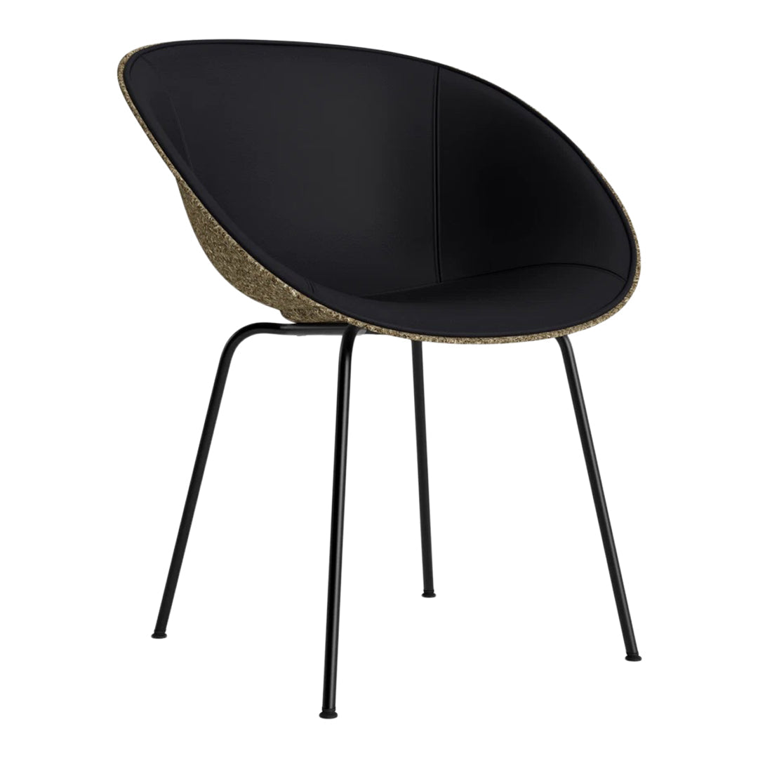 Normann Copenhagen Mat Dining Chair w/ Arms - Front Upholstered