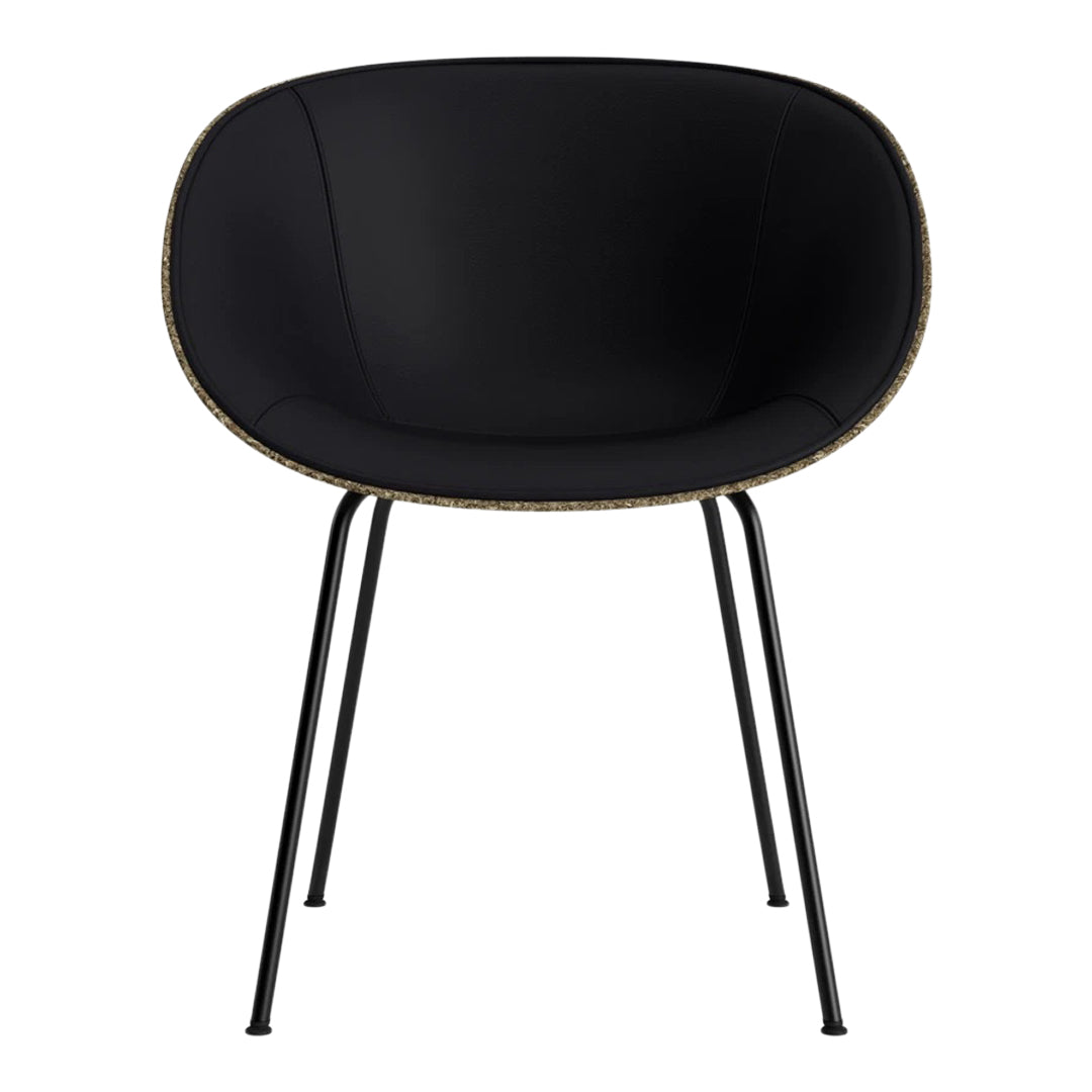 Normann Copenhagen Mat Dining Chair w/ Arms - Front Upholstered