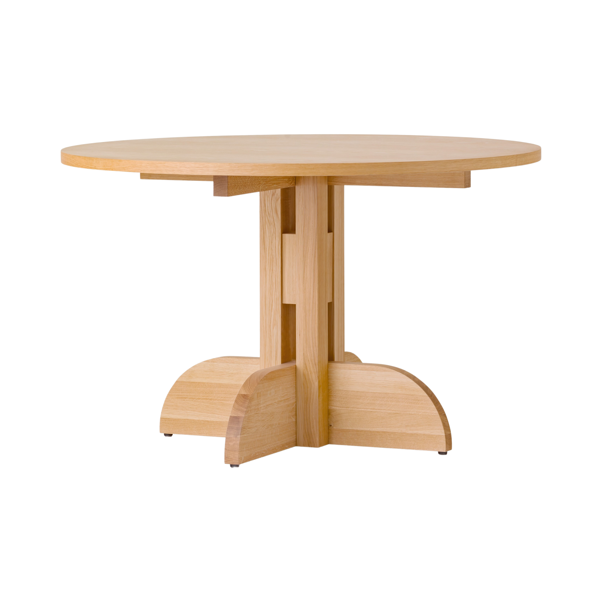 Audo Puffin Dining Table, Round – Ø48 / Oak Veneer