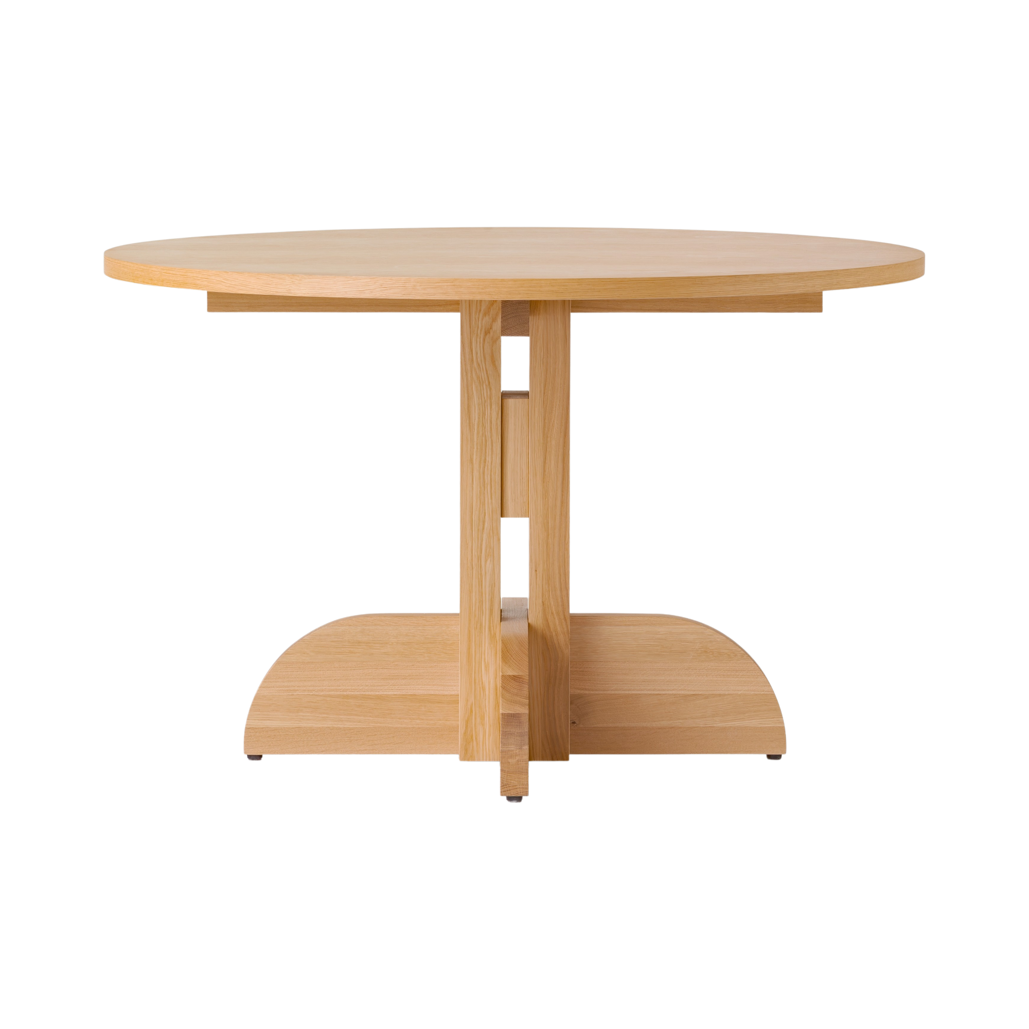 Audo Puffin Dining Table, Round – Ø48 / Oak Veneer