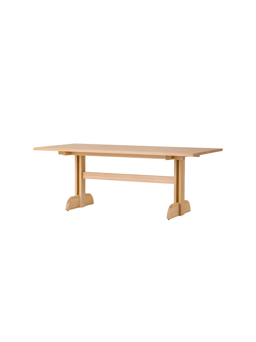 Audo Puffin Dining Table, Rectangular – 79L x 30W / Oak Veneer