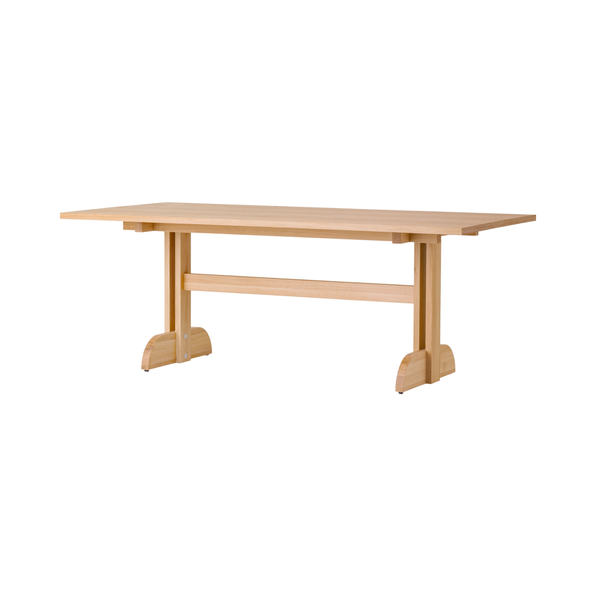 Audo Puffin Dining Table, Rectangular – 79L x 30W / Oak Veneer
