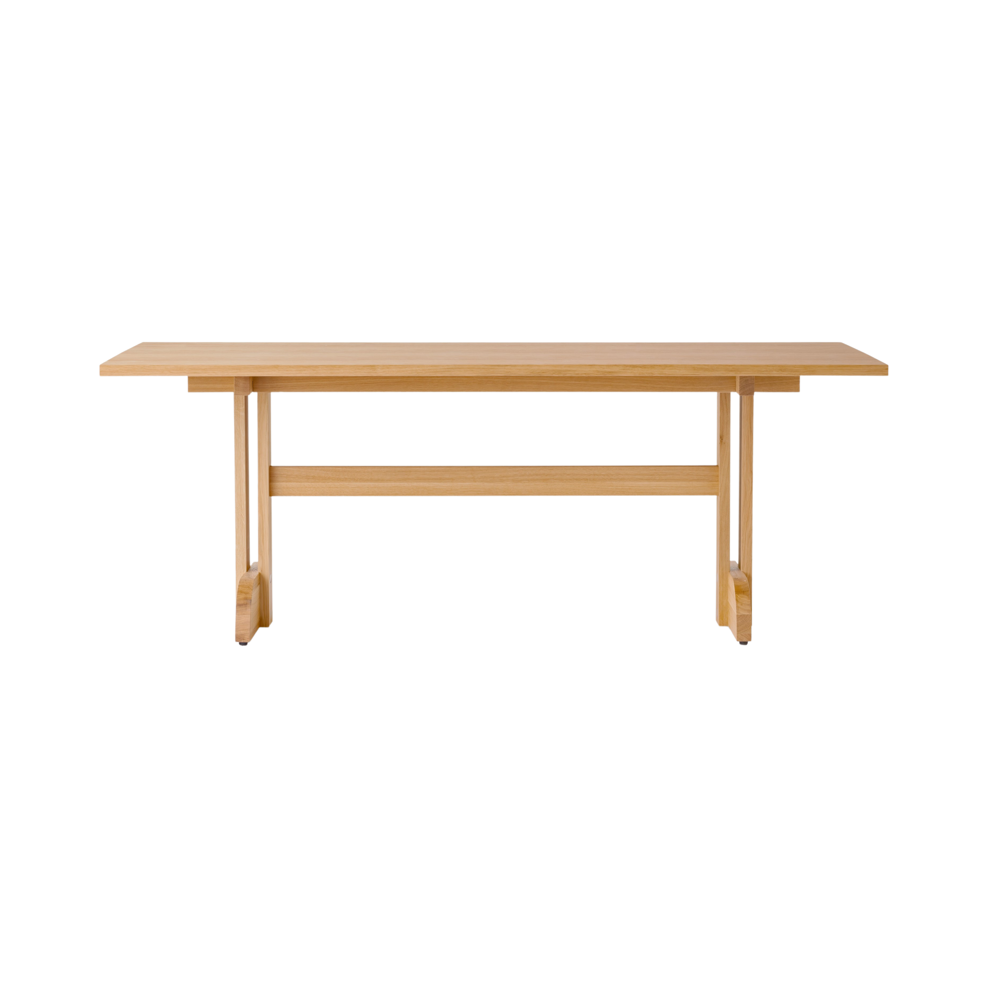Audo Puffin Dining Table, Rectangular – 79L x 30W / Oak Veneer
