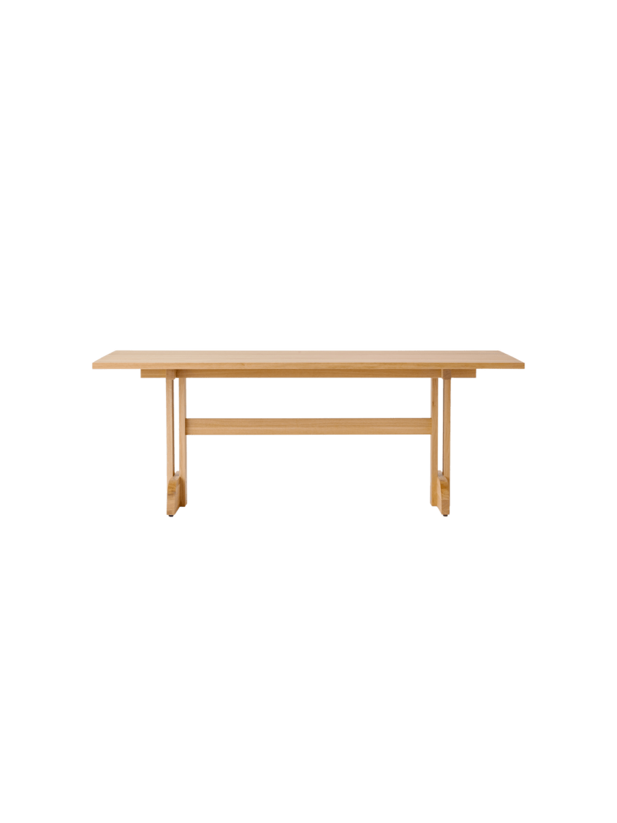Audo Puffin Dining Table, Rectangular – front view
