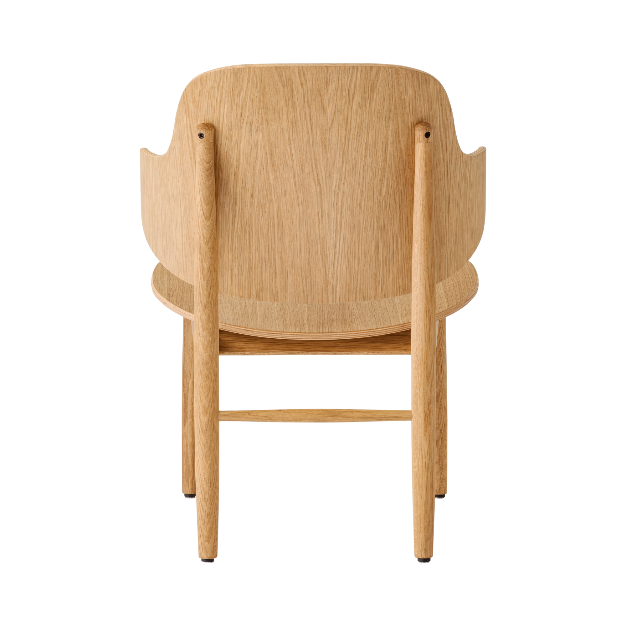 Audo The Penguin Wooden Lounge Chair – Natural Oak