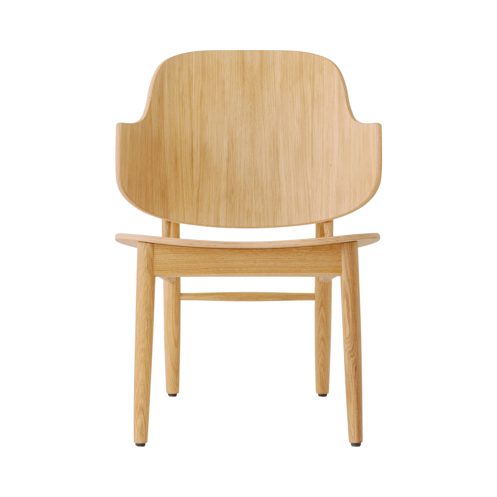 Audo The Penguin Wooden Lounge Chair – Natural Oak