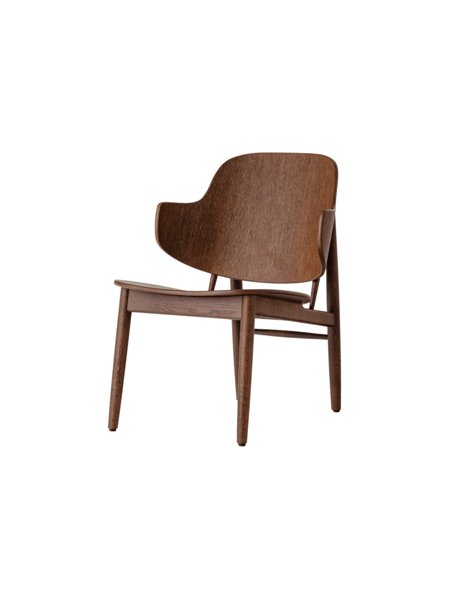 Audo The Penguin Wooden Lounge Chair – Natural Oak