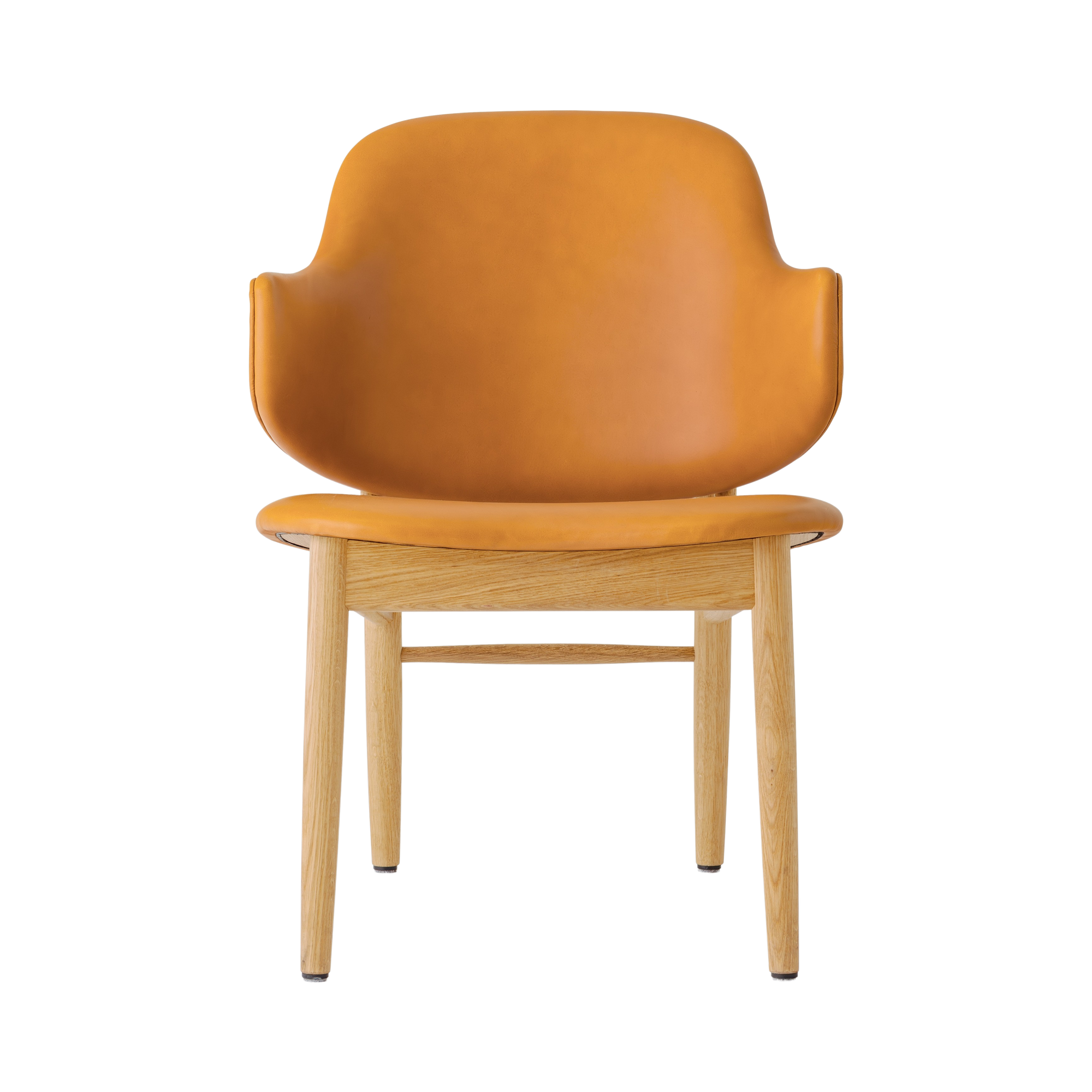 Audo The Penguin Wooden Lounge Chair, Upholstered – Fully Upholstered / Natural Oak / Aida 0250