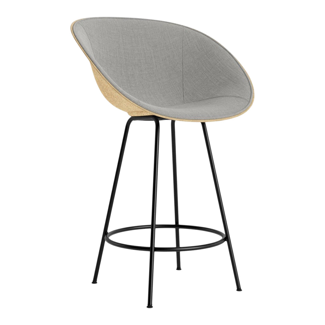 Normann Copenhagen Mat Counter Chair w/ Arms - Front Upholstered