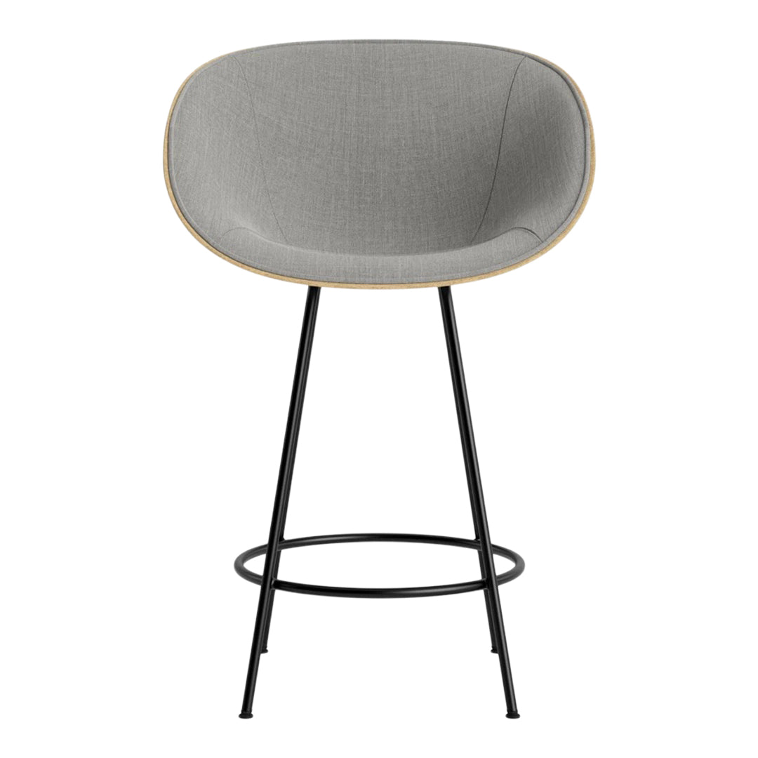 Normann Copenhagen Mat Counter Chair w/ Arms - Front Upholstered