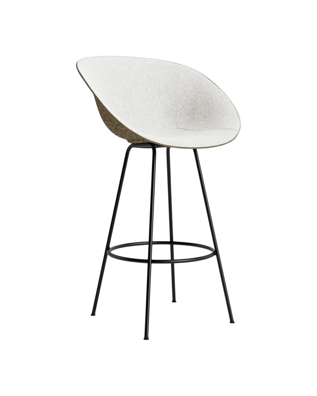 Normann Copenhagen Mat Bar Chair w/ Arms - Front Upholstered