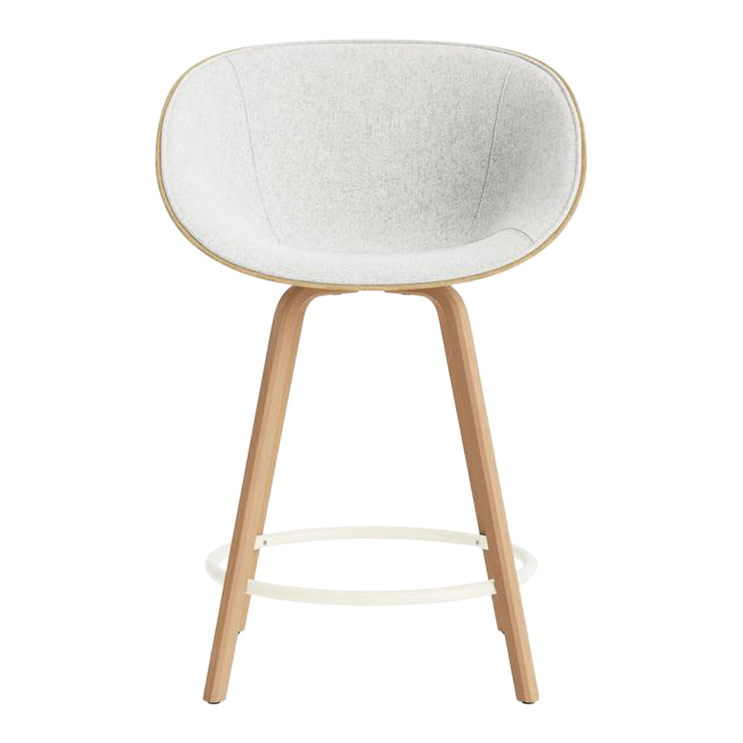 Normann Copenhagen Mat Counter Chair w/ Arms - Front Upholstered