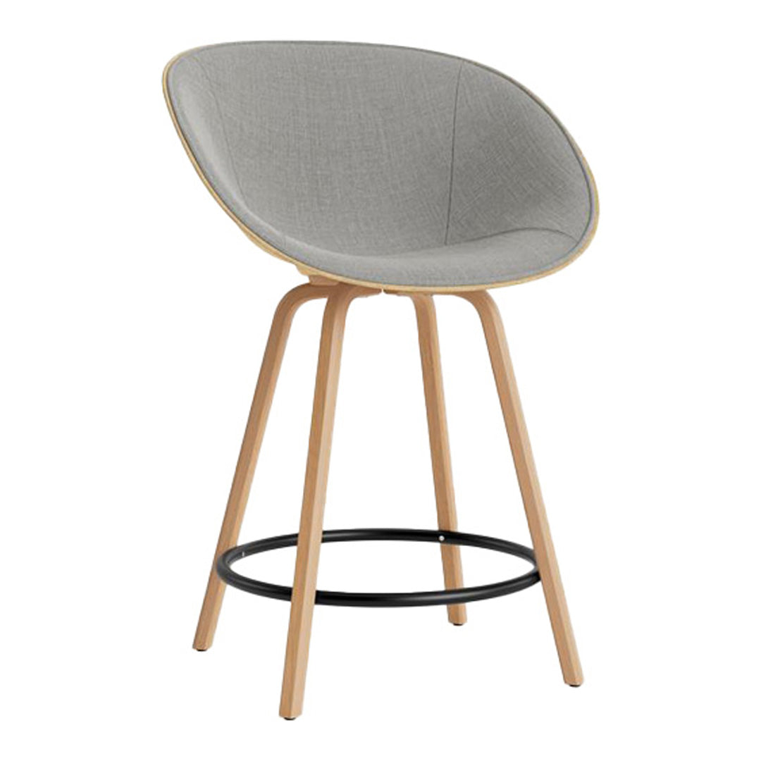 Normann Copenhagen Mat Counter Chair w/ Arms - Front Upholstered