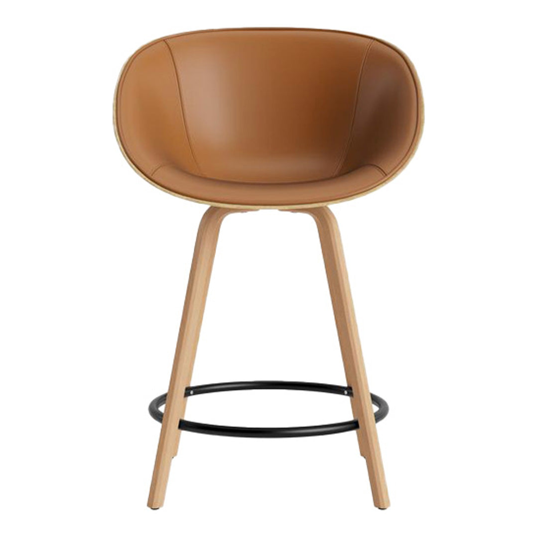 Normann Copenhagen Mat Counter Chair w/ Arms - Front Upholstered