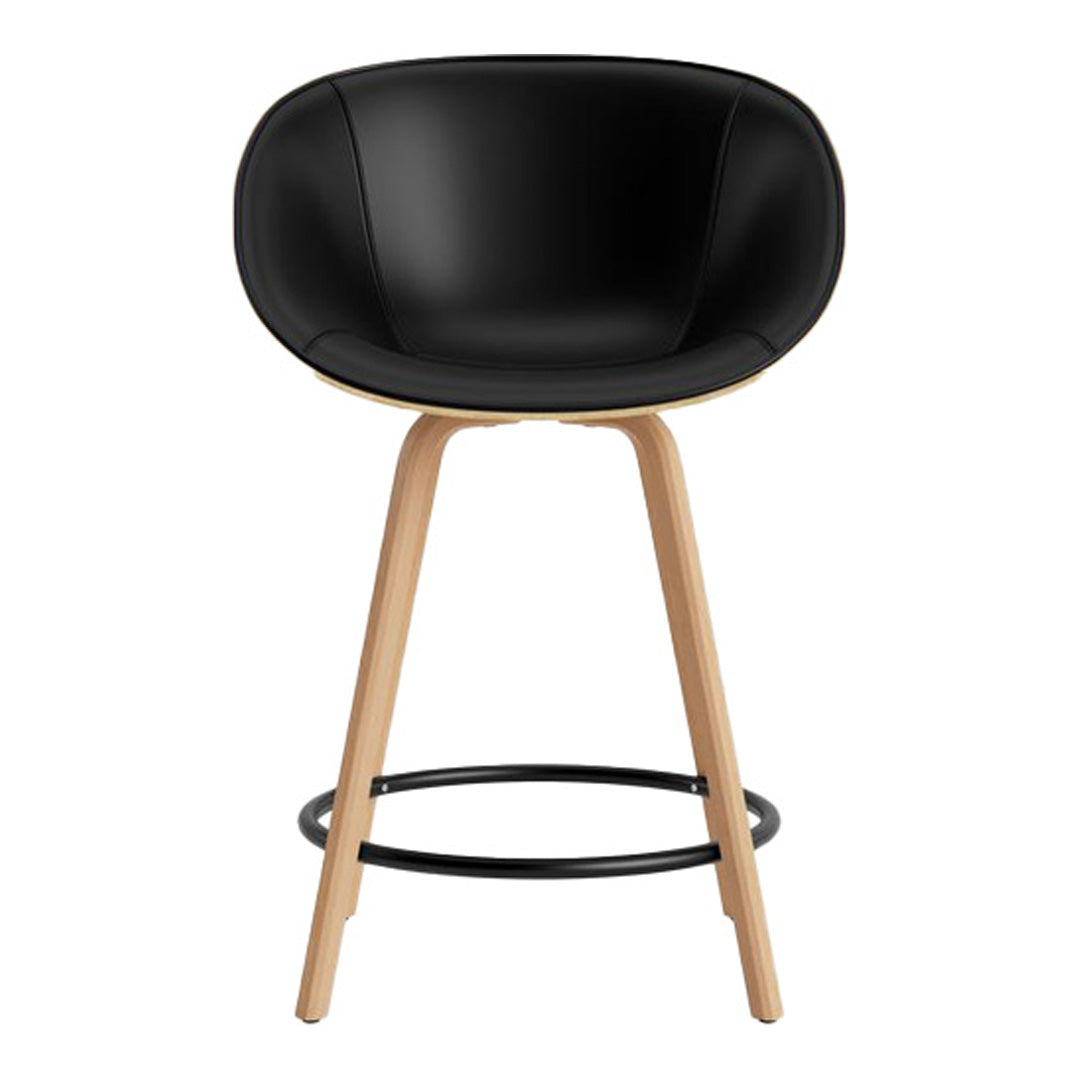 Normann Copenhagen Mat Counter Chair w/ Arms - Front Upholstered