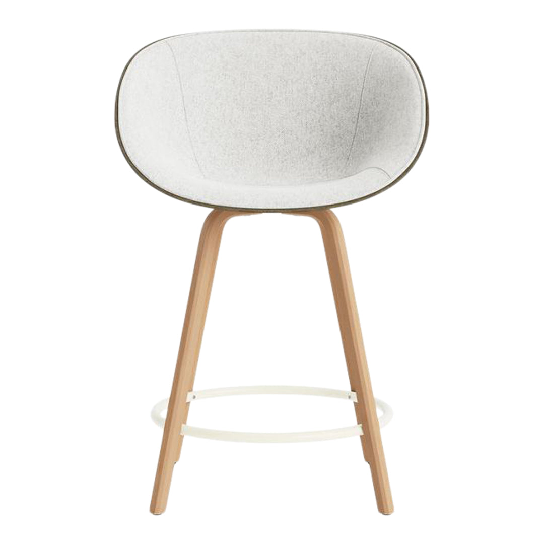 Normann Copenhagen Mat Counter Chair w/ Arms - Front Upholstered