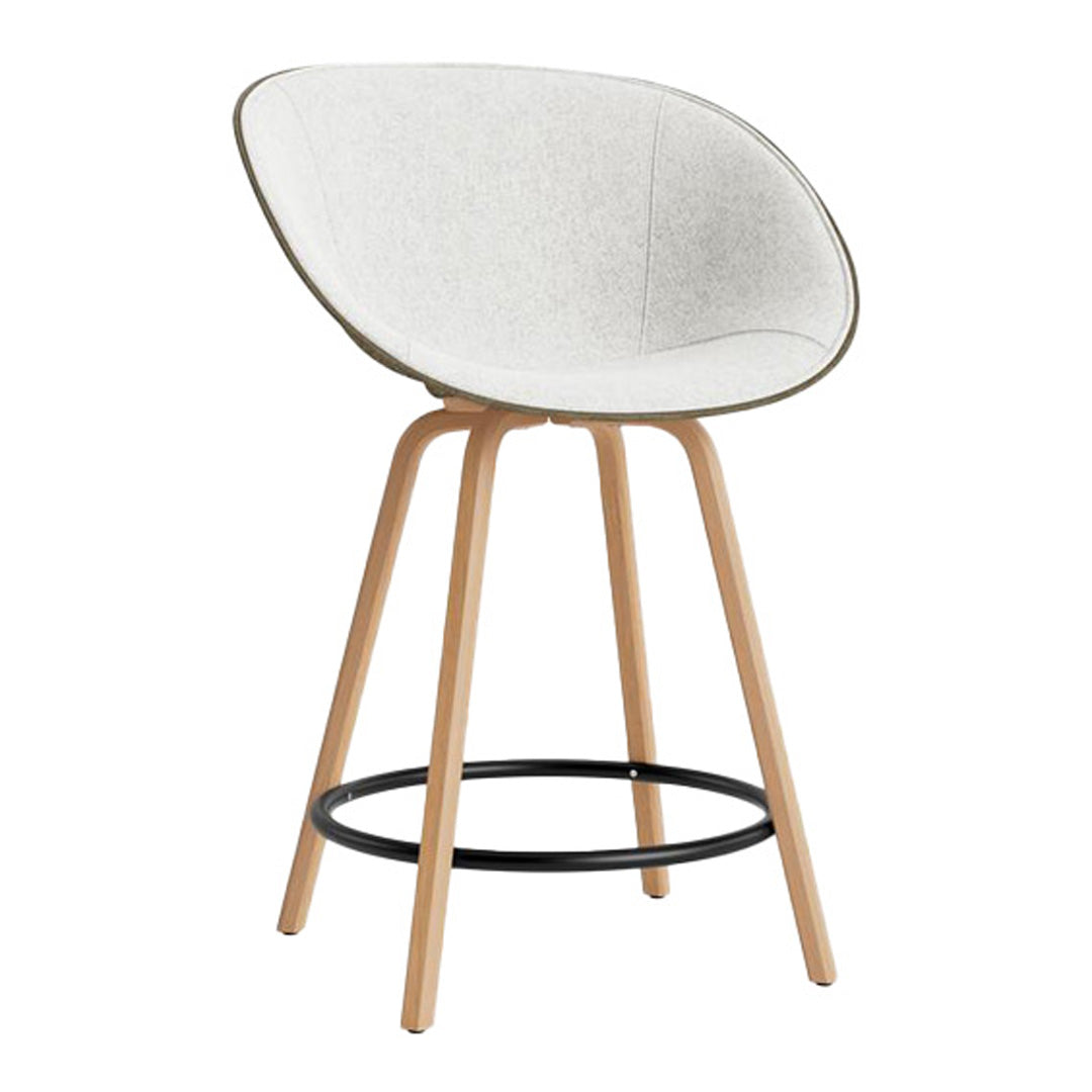 Normann Copenhagen Mat Counter Chair w/ Arms - Front Upholstered