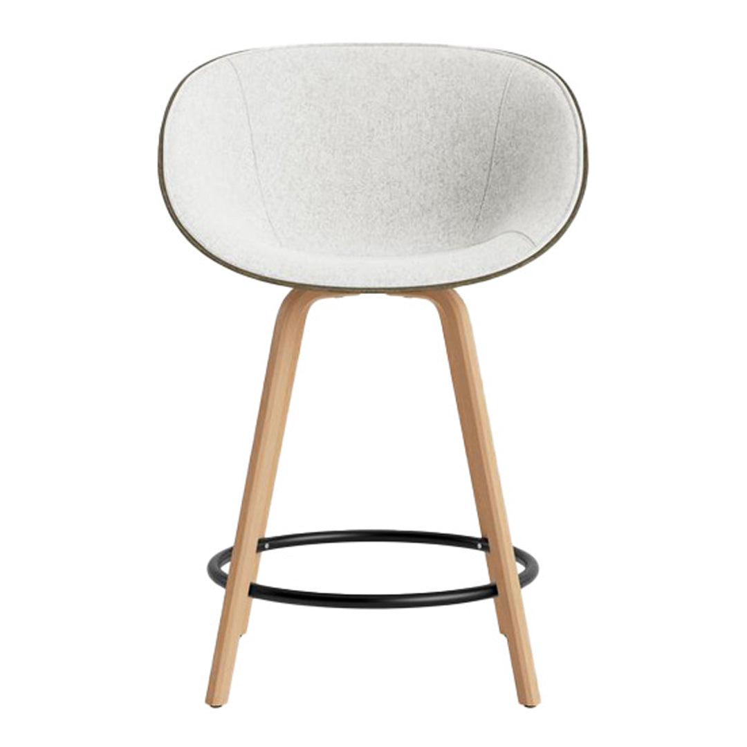 Normann Copenhagen Mat Counter Chair w/ Arms - Front Upholstered
