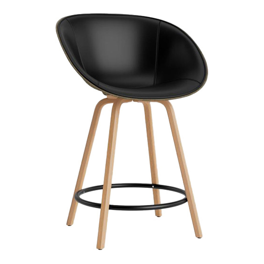 Normann Copenhagen Mat Counter Chair w/ Arms - Front Upholstered