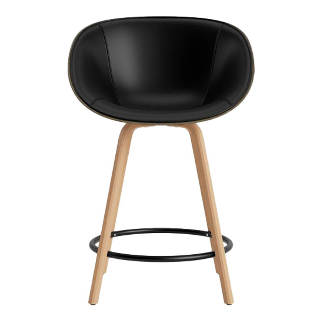 Normann Copenhagen Mat Counter Chair w/ Arms - Front Upholstered
