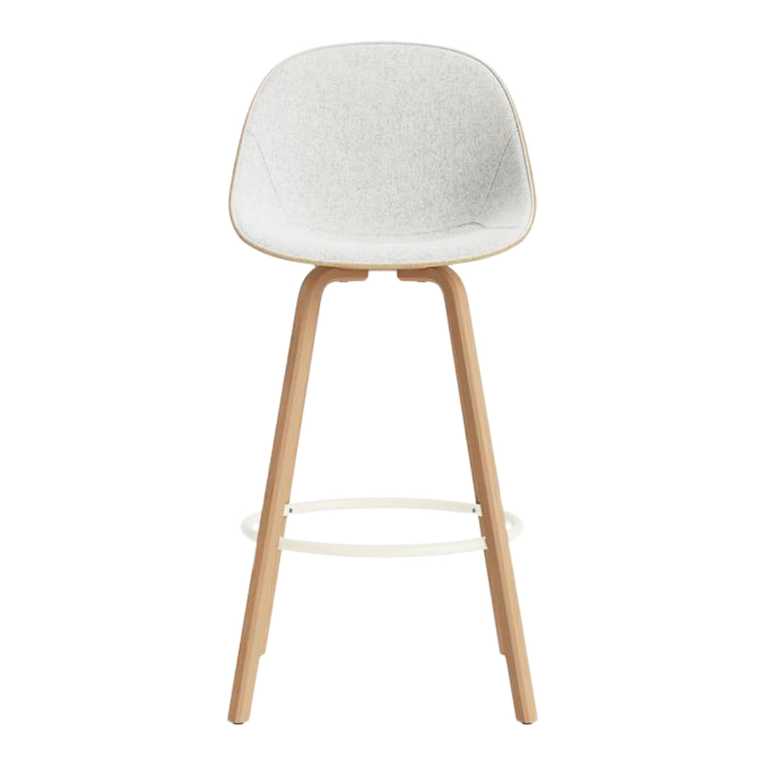 Normann Copenhagen Mat Bar Chair - Front Upholstered