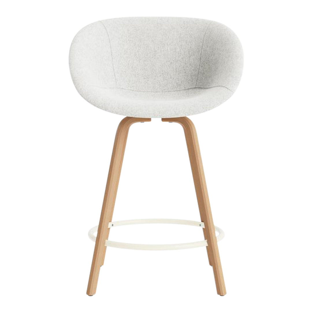Normann Copenhagen Mat Counter Chair w/ Arms - Fully Upholstered