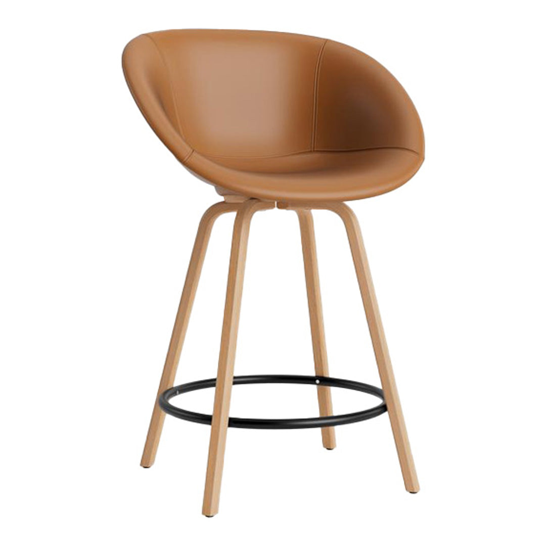 Normann Copenhagen Mat Counter Chair w/ Arms - Fully Upholstered