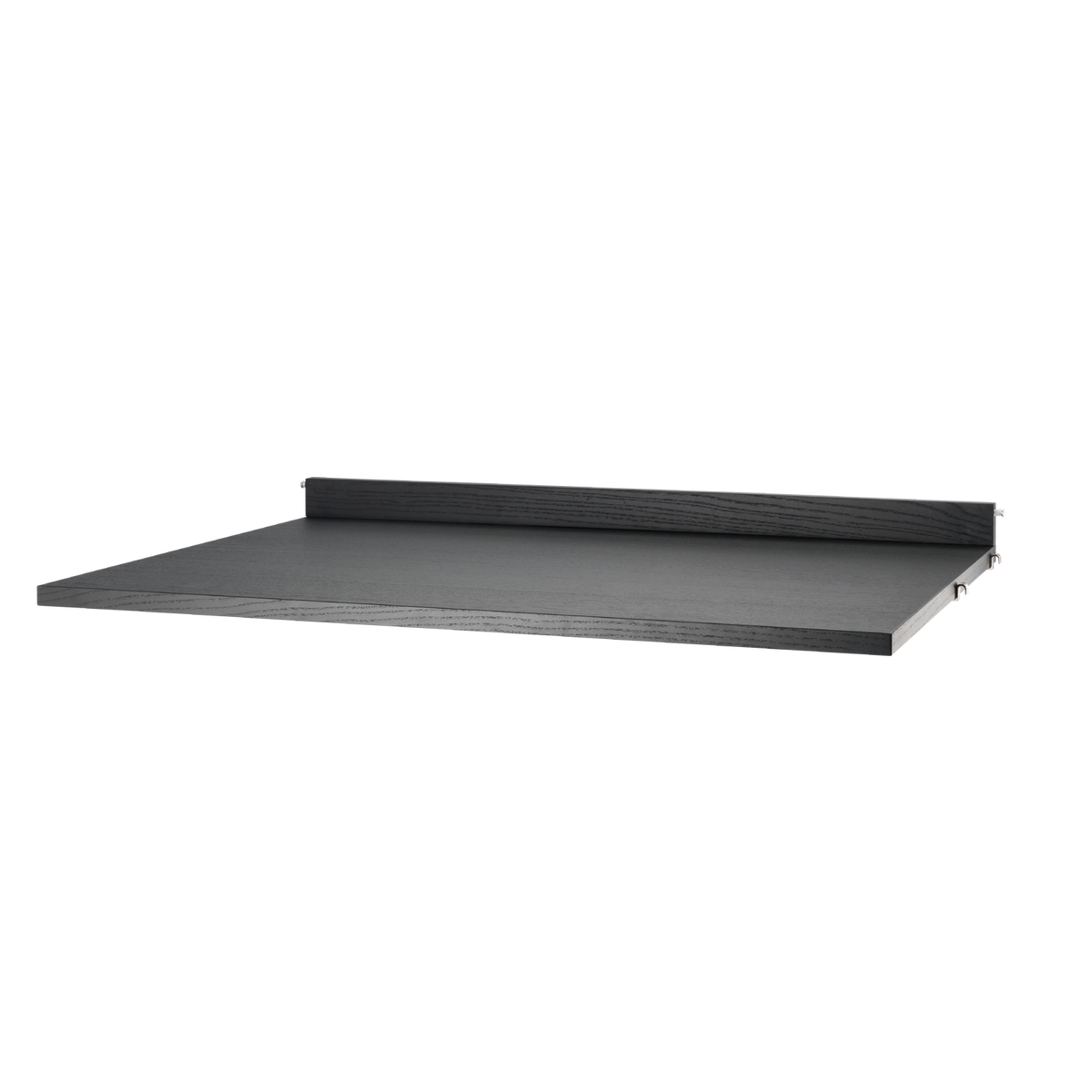 Work Desk w78 x d58 cm in Black stained ash by String Furniture